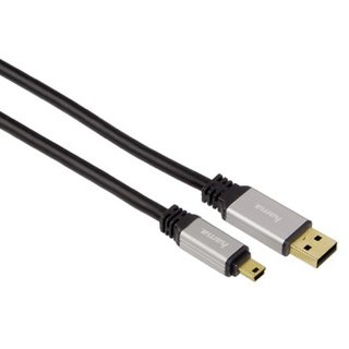 USB 2.0 Kabel, Stecker A auf Stecker B, 1,8m von hama