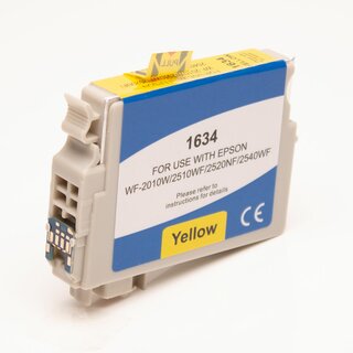 Tintenpatrone Epson T1634 - gelb (kompatibel)